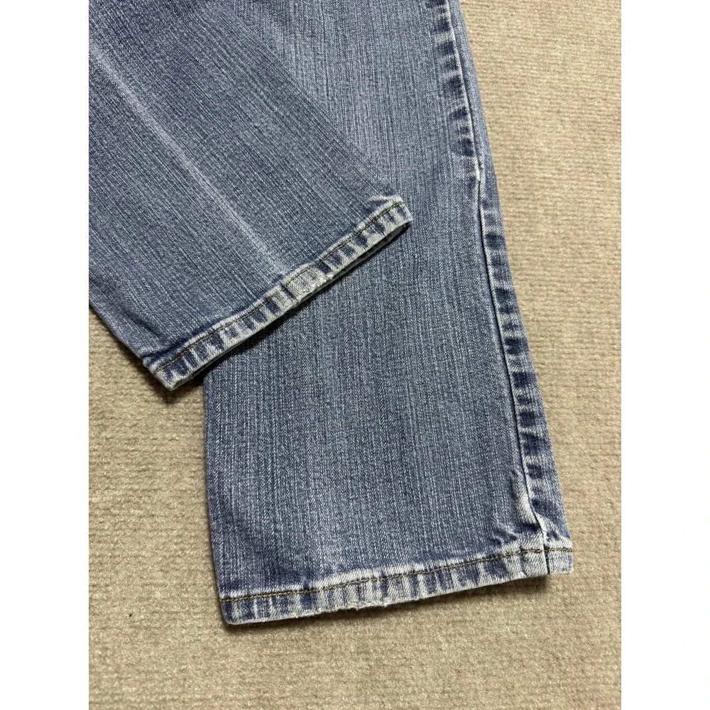 Levis 505 Jeans Mens 36x31 Blue Straight‎ Leg Medium Wash Classic Denim Pants